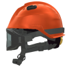 Casco EOM naranja brillante con gafas banda elástica, SICOR 2