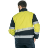 Cazadora alta visibilidad HOMBRE KINGSMANN STARLIGHT, Azul Marino con Amarillo Flúor 2