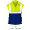 Parka de alta visibilidad Amarillo Flúor y Azul Marino, ref. 3007, VESIN 3
