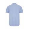 Camisa Oxford Stretch Celeste Manga Corta para Hombre | Velilla 405024S 1