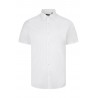 Camisa Oxford Stretch Blanca Manga Corta para Hombre | Velilla 405024S 3