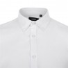 Camisa Oxford Stretch Blanca Manga Corta para Hombre | Velilla 405024S 5