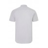 Camisa Oxford Stretch Gris Manga Corta para Hombre | Velilla 405024S 4