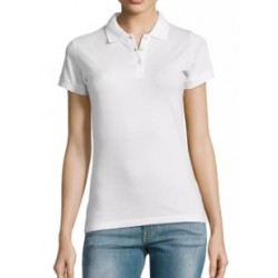 Polo Manga Corta Blanco MUJER 11347 2