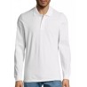 Polo Manga Larga Blanco HOMBRE 02087 1