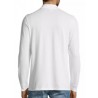 Polo Manga Larga Blanco HOMBRE 02087 2