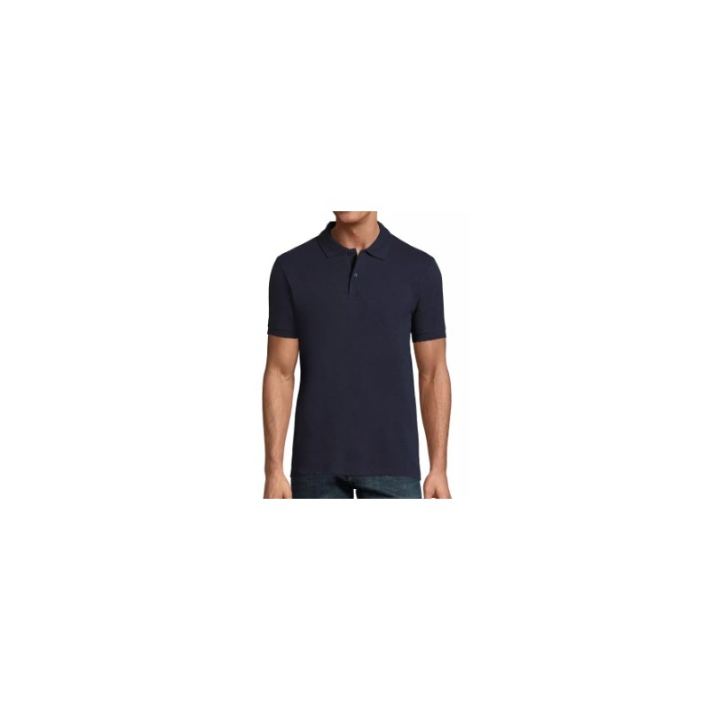 Polo Manga Corta Azul Marino HOMBRE 11346