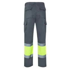 Pantalón alta visibilidad Amarillo Flúor Gris ref. 157, VELILLA 1