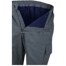 Pantalón alta visibilidad Amarillo Flúor Gris ref. 157, VELILLA 4