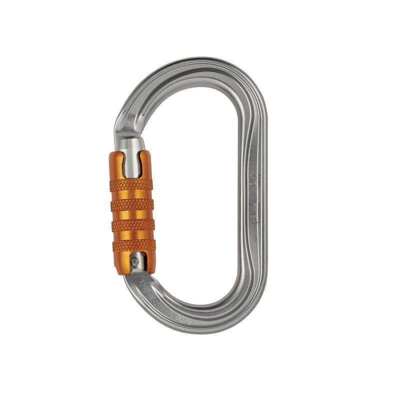 Mosquetón OK SCREW LOCK oval ligero, PETZL