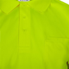 Polo poliéster reciclado alta visibilidad manga corta amarillo flúor, ref. 305532, VELILLA 4