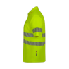 Polo poliéster reciclado alta visibilidad manga corta amarillo flúor, ref. 305532, VELILLA 2