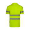 Polo poliéster reciclado alta visibilidad manga corta amarillo flúor, ref. 305532, VELILLA 3