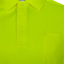 Polo alta visibilidad manga larga monocolor amarillo flúor, ref. 305534, VELILLA 4