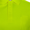 Polo poliéster reciclado alta visibilidad manga larga amarillo flúor, ref. 305534, VELILLA 4