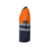 Polo algodón alta visibilidad manga corta navy naranja flúor, ref. 305523, VELILLA 3