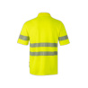 Polo algodón alta visibilidad manga corta amarillo flúor, ref. 305522, VELILLA 2