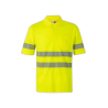 Polo algodón alta visibilidad manga corta amarillo flúor, ref. 305522, VELILLA 1