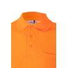 Polo algodón alta visibilidad manga corta naranja flúor, ref. 305522, VELILLA 4