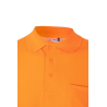 Polo algodón alta visibilidad manga larga naranja flúor, ref. 305524, VELILLA 4