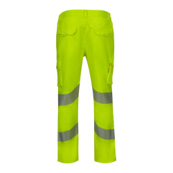 Pantalón stretch cinta segmentada AMARILLO FLÚOR 2
