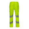 Pantalón stretch cinta segmentada AMARILLO FLÚOR, ref: 303009S, Velilla 2