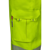 Pantalón stretch cinta segmentada AMARILLO FLÚOR, ref: 303009S, Velilla 3