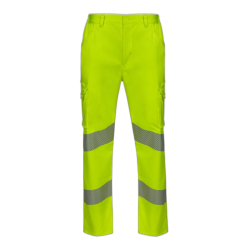 Pantalón stretch cinta segmentada AMARILLO FLÚOR