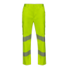 Pantalón stretch cinta segmentada AMARILLO FLÚOR, ref: 303009S, Velilla 1