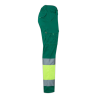Pantalón stretch bicolor multibolsillos VERDE/AMARILLO FLÚOR 303002S, Velilla 3