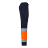 Pantalón stretch bicolor multibolsillos AZUL NAVY/NARANJA FLÚOR 303002S, Velilla 4