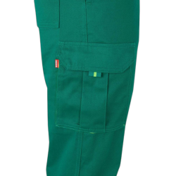 Pantalón 100% algodón bicolor multibolsillos VERDE/AMARILLO FLÚOR 7
