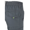 Pantalón 100% algodón multibolsillos Gris/Amarillo flúor, 303007, Velilla 5