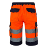 Bermudas multibolsillos azul marino y naranja flúor, ref. 303004, Velilla 2