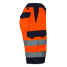 Bermudas multibolsillos azul marino y naranja flúor, ref. 303004, Velilla 5