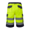 Bermudas multibolsillos azul marino y amarillo flúor, ref. 303004, Velilla 2