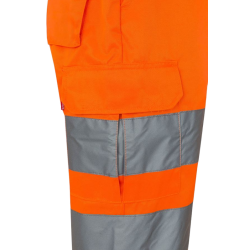 Bermudas multibolsillos NARANJA FLÚOR 4