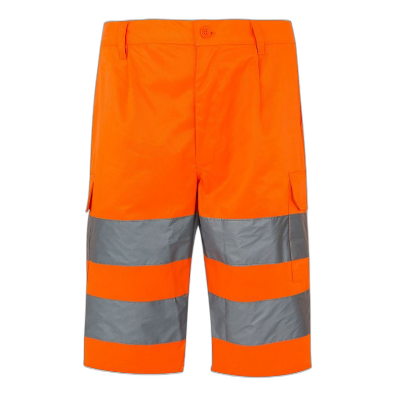 Bermudas multibolsillos NARANJA FLÚOR