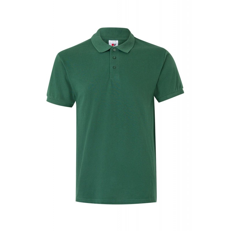 Polo manga corta VERDE BOSQUE