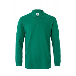 Polo manga larga VERDE