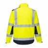 Polar Softshell Multirriesgo Alta Visibilidad HOMBRE bicolor Amarillo flúor navy, ref. MV72, PORTWEST 2