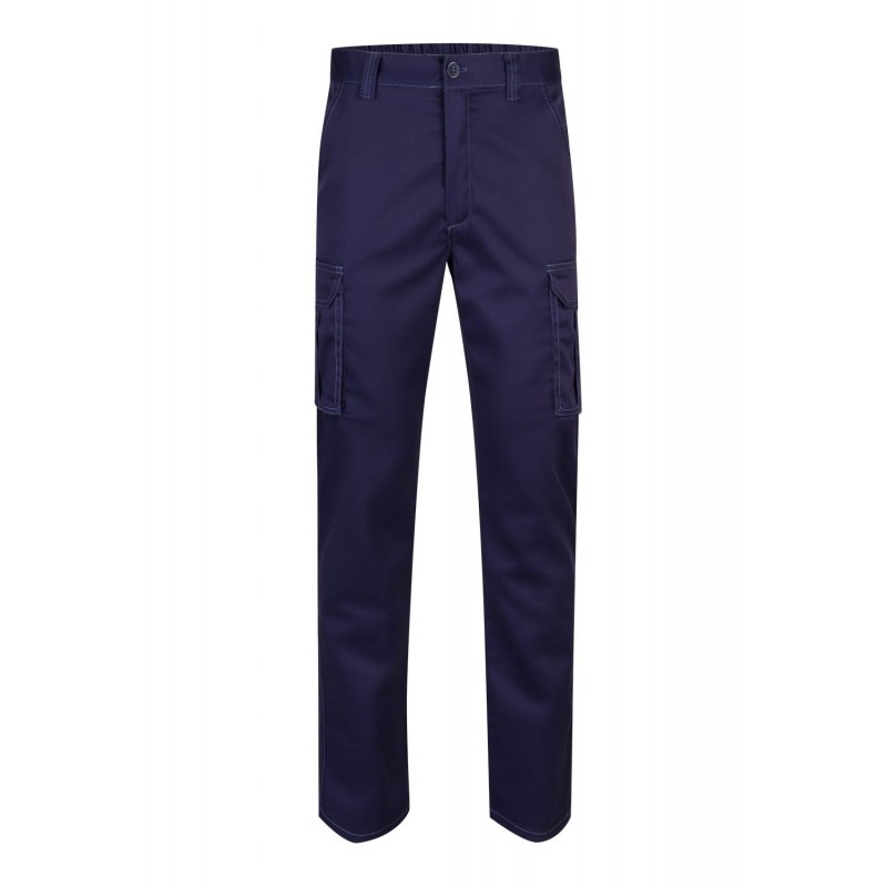 Pantalón stretch multibolsillos azul marino, ref. 103002S