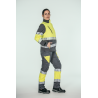 Pantalón alta visibilidad MUJER KINGSMANN STARLIGHT, Gris con Amarillo Flúor 10
