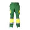 Pantalón alta visibilidad HOMBRE KINGSMANN STARLIGHT, Verde con Amarillo Flúor 1