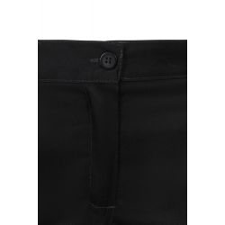 Pantalón stretch multibolsillos mujer negro