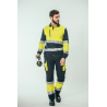 Pantalón alta visibilidad HOMBRE KINGSMANN STARLIGHT, Azul Marino con Amarillo Flúor 3