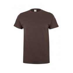 Camiseta unisex manga corta color Marrón