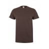 Camiseta unisex manga corta color Marrón