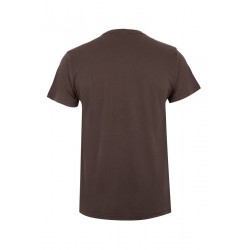 Camiseta unisex manga corta color Marrón