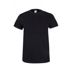 Camiseta unisex manga corta color Negro